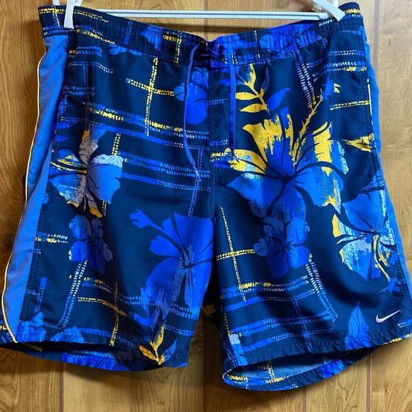 Nike Other - Nike Swim Wear Board Shorts Tropical Colourful possibly Vintage 100% 🔥
